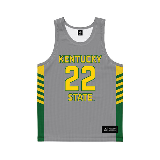 KYSU - NCAA Women's Basketball : Aaliyah Hayes - Grey Basketball Jersey-0