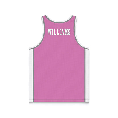  - NCAA Women's Basketball : Mondrea Williams - Pink Basketball Jersey-1