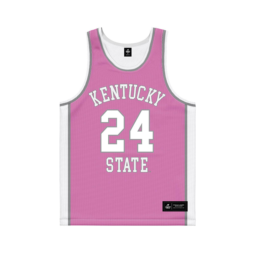  - NCAA Women's Basketball : Jeana Weatherspoon - Pink Basketball Jersey-0