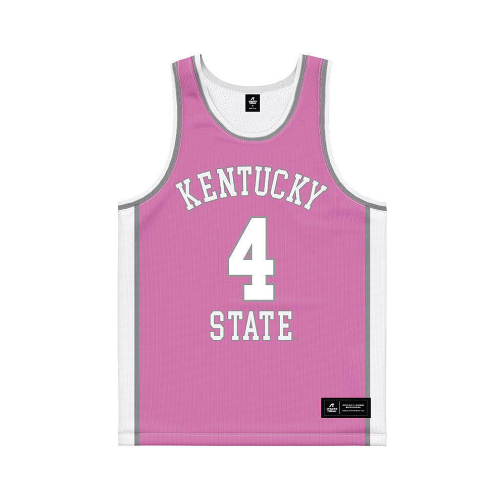 KYSU - NCAA Women's Basketball : Diara McBroom - Pink Basketball Jersey-0