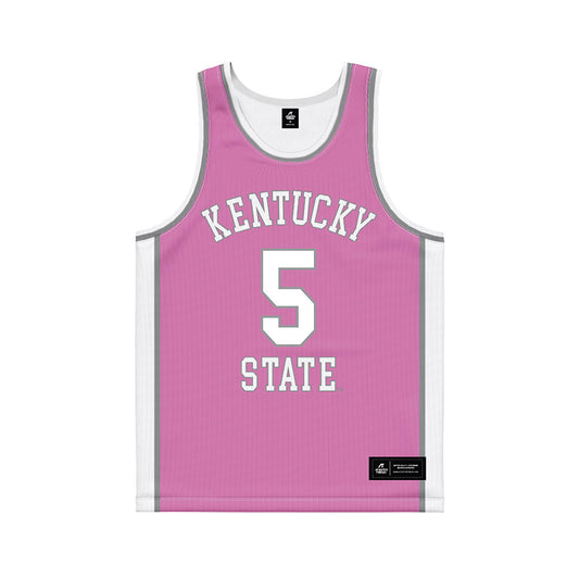 KYSU - NCAA Women's Basketball : Naja Fenelon - Pink Basketball Jersey-0