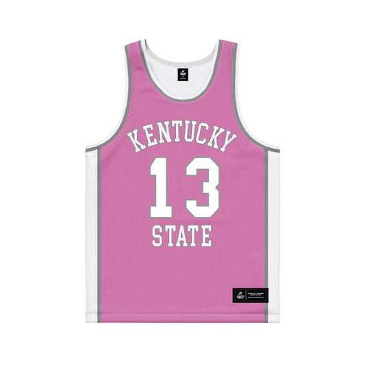 KYSU - NCAA Women's Basketball : Brittany Campbell - Pink Basketball Jersey-0