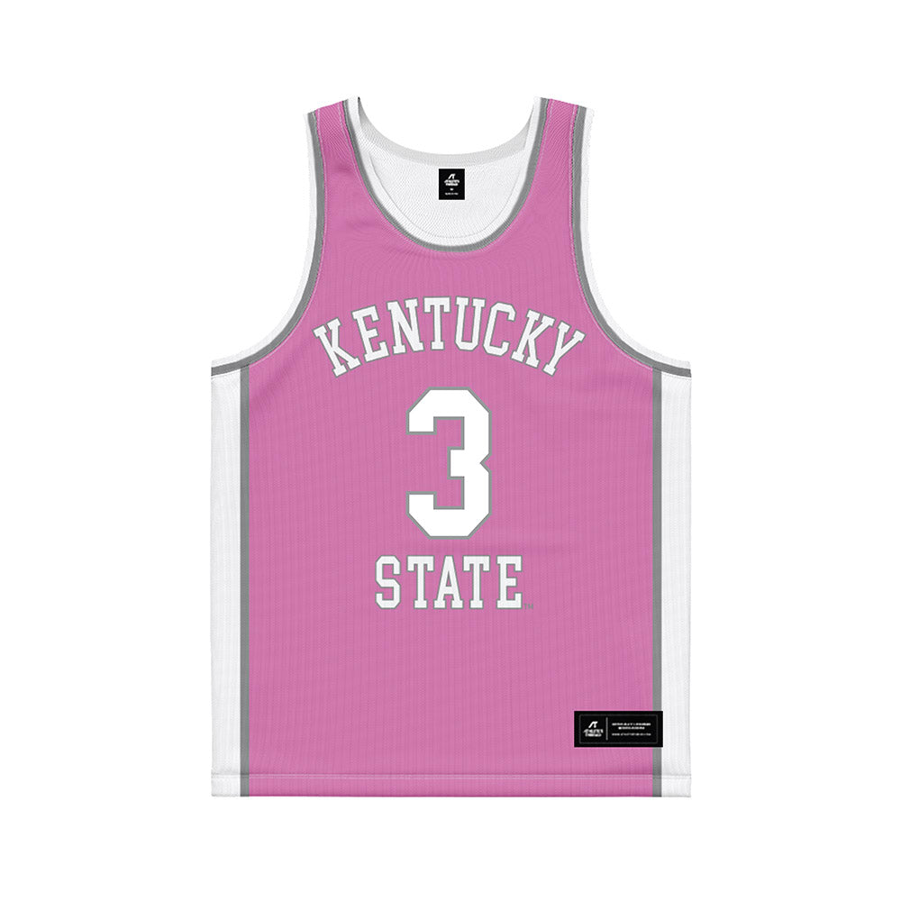 KYSU - NCAA Women's Basketball : Rhianna Williams - Pink Basketball Jersey-0