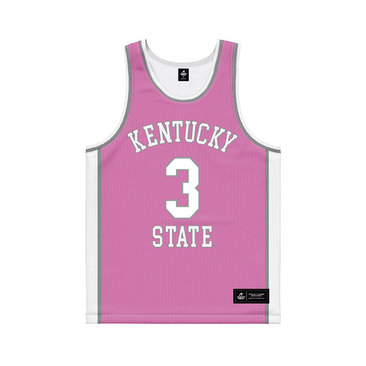 KYSU - NCAA Women's Basketball : Rhianna Williams - Pink Basketball Jersey-0