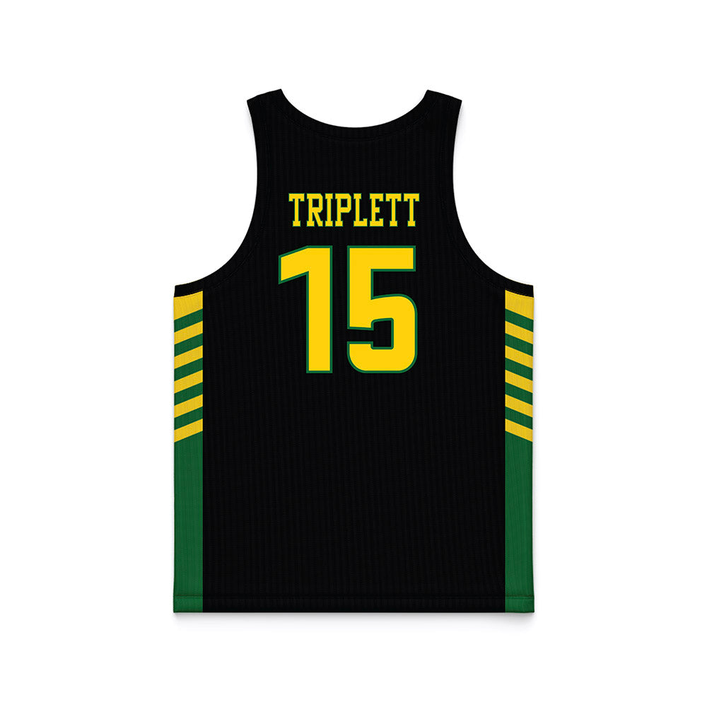 KYSU - NCAA Women's Basketball : Alycia Triplett - Black Basketball Jersey-1
