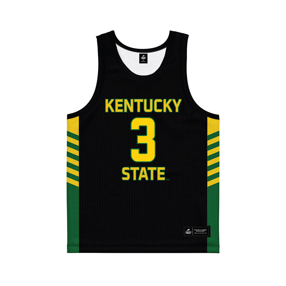 KYSU - NCAA Women's Basketball : Rhianna Williams - Black Basketball Jersey-0