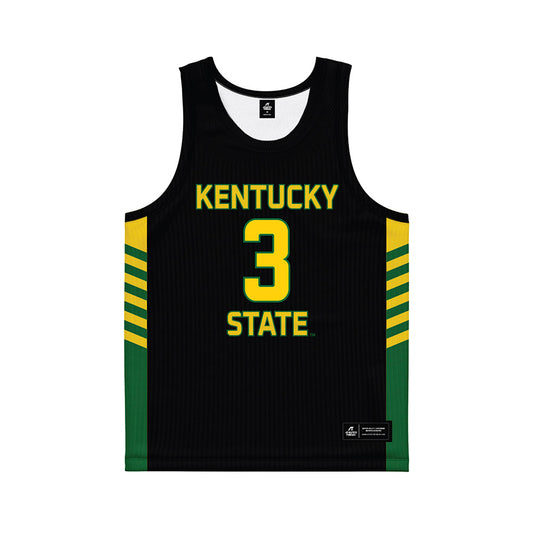 KYSU - NCAA Women's Basketball : Rhianna Williams - Black Basketball Jersey-0