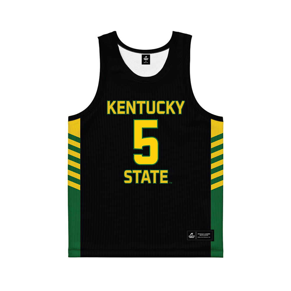 KYSU - NCAA Women's Basketball : Naja Fenelon - Black Basketball Jersey-0
