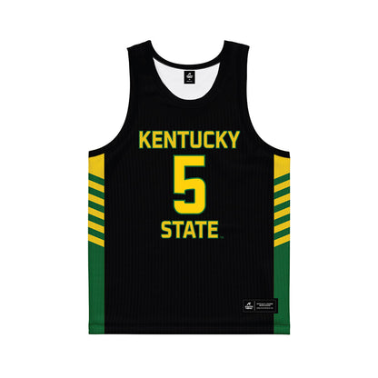 KYSU - NCAA Women's Basketball : Naja Fenelon - Black Basketball Jersey-0