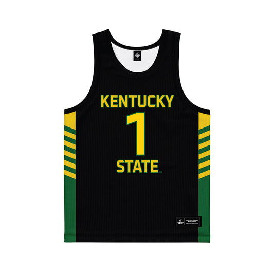 KYSU - NCAA Women's Basketball : Jordan Isom - Black Basketball Jersey-0