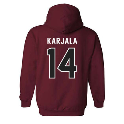 Lenoir Rhyne - NCAA Women's Volleyball : Sydney Karjala - Classic Shersey Hooded Sweatshirt-1