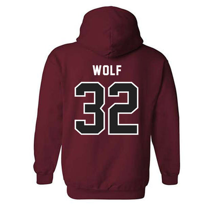 Lenoir Rhyne - NCAA Women's Soccer : Sienna Wolf - Classic Shersey Hooded Sweatshirt-1