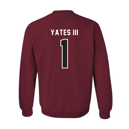 Lenoir Rhyne - NCAA Football : Songa Yates III - Classic Shersey Crewneck Sweatshirt-1