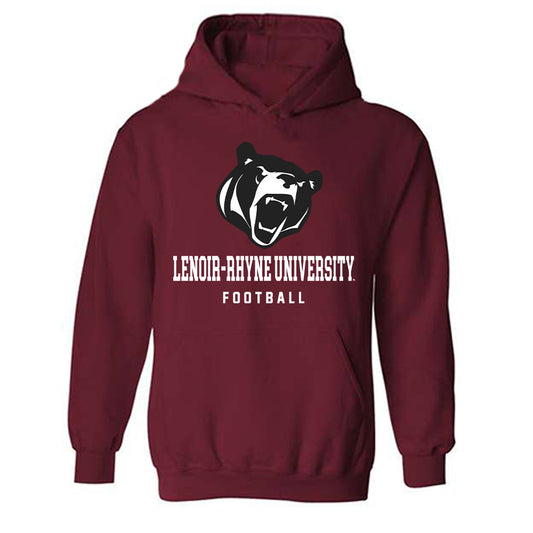 Lenoir Rhyne - NCAA Football : Trey Brenton - Classic Shersey Hooded Sweatshirt-0