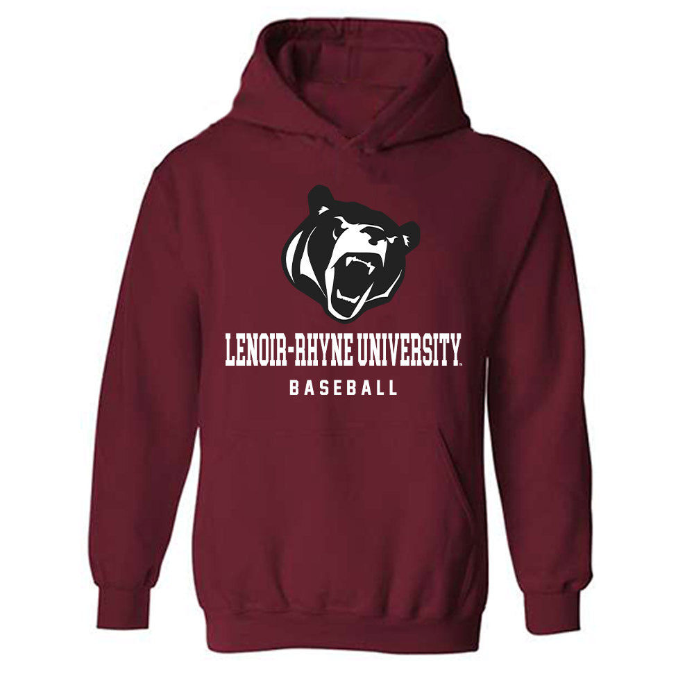 Lenoir Rhyne - NCAA Baseball : Joe Mozingo - Classic Shersey Hooded Sweatshirt-0