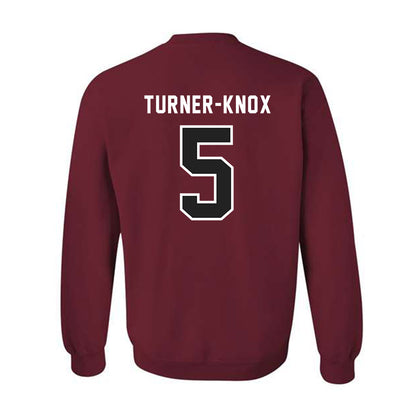 Lenoir Rhyne - NCAA Football : Zayvion Turner-Knox - Classic Shersey Crewneck Sweatshirt-1