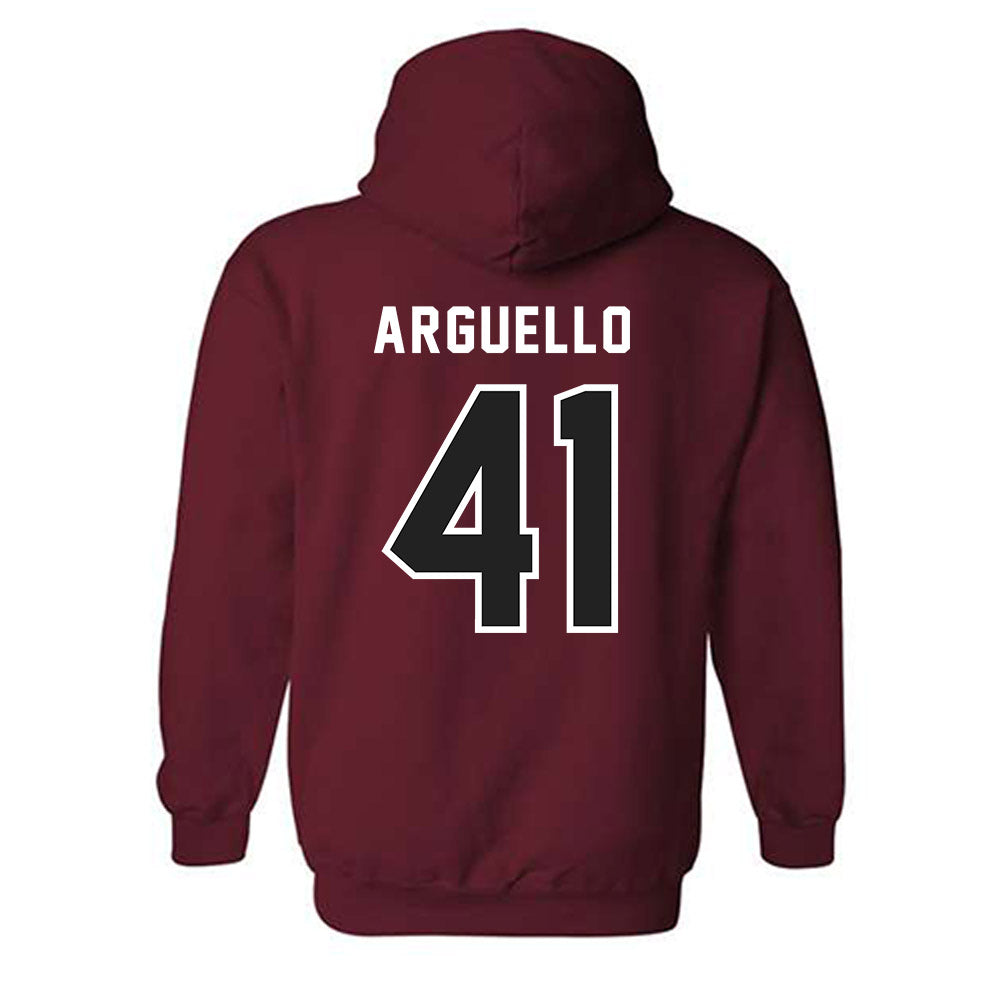 Lenoir Rhyne - NCAA Men's Soccer : Keowen Arguello - Classic Shersey Hooded Sweatshirt-1