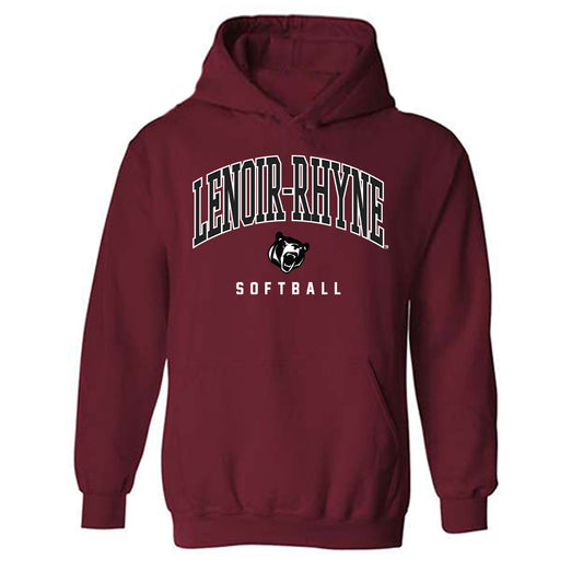 Lenoir Rhyne - NCAA Softball : Madison Primm - Classic Shersey Hooded Sweatshirt-0
