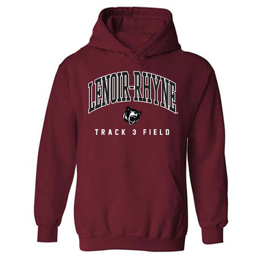 Lenoir Rhyne - NCAA Women's Track & Field : Sharonda Priester - Classic Shersey Hooded Sweatshirt-0