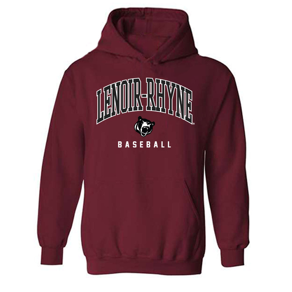 Lenoir Rhyne - NCAA Baseball : Cole Bramhall - Classic Shersey Hooded Sweatshirt-0