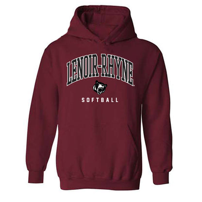Lenoir Rhyne - NCAA Softball : Kaylan Brown - Classic Shersey Hooded Sweatshirt-0