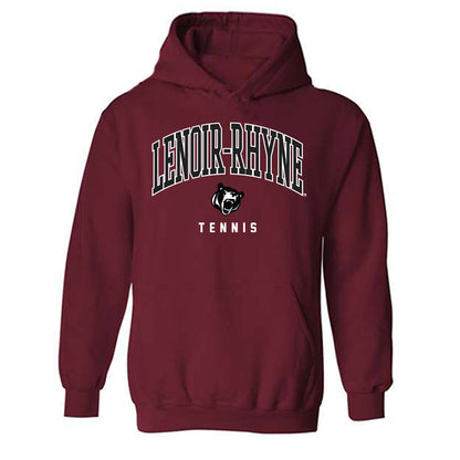Lenoir Rhyne - NCAA Men's Tennis : Zeno Godi - Classic Shersey Hooded Sweatshirt-0