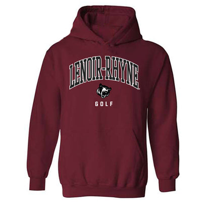 Lenoir Rhyne - NCAA Men's Golf : Hunter Vowell - Classic Shersey Hooded Sweatshirt-0