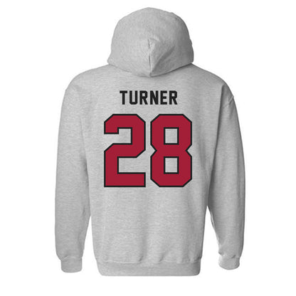 Lenoir Rhyne - NCAA Football : LJ Turner - Classic Shersey Hooded Sweatshirt-1