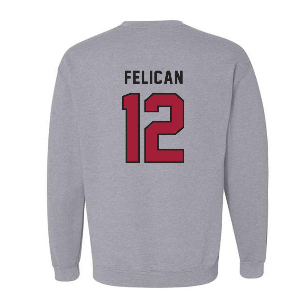 Lenoir Rhyne - NCAA Football : Legend Felican - Classic Shersey Crewneck Sweatshirt-1