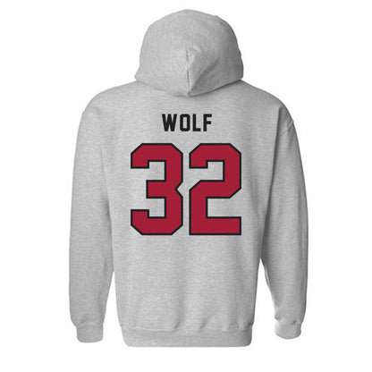 Lenoir Rhyne - NCAA Women's Soccer : Sienna Wolf - Classic Shersey Hooded Sweatshirt-1