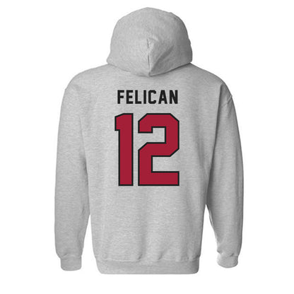 Lenoir Rhyne - NCAA Football : Legend Felican - Classic Shersey Hooded Sweatshirt-1