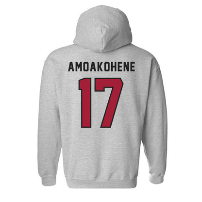 Lenoir Rhyne - NCAA Football : Justin Amoakohene - Classic Shersey Hooded Sweatshirt-1