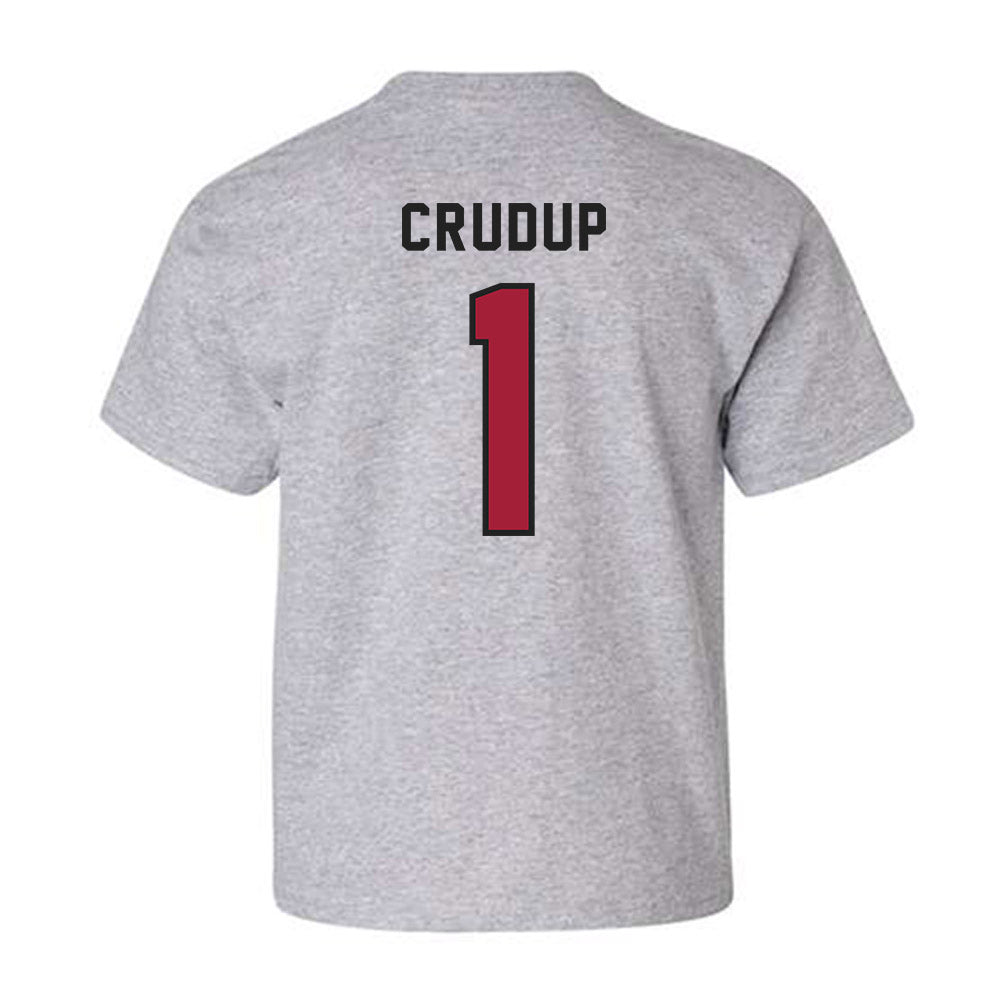Lenoir Rhyne - NCAA Men's Basketball : Chris Crudup - Youth T-Shirt-1