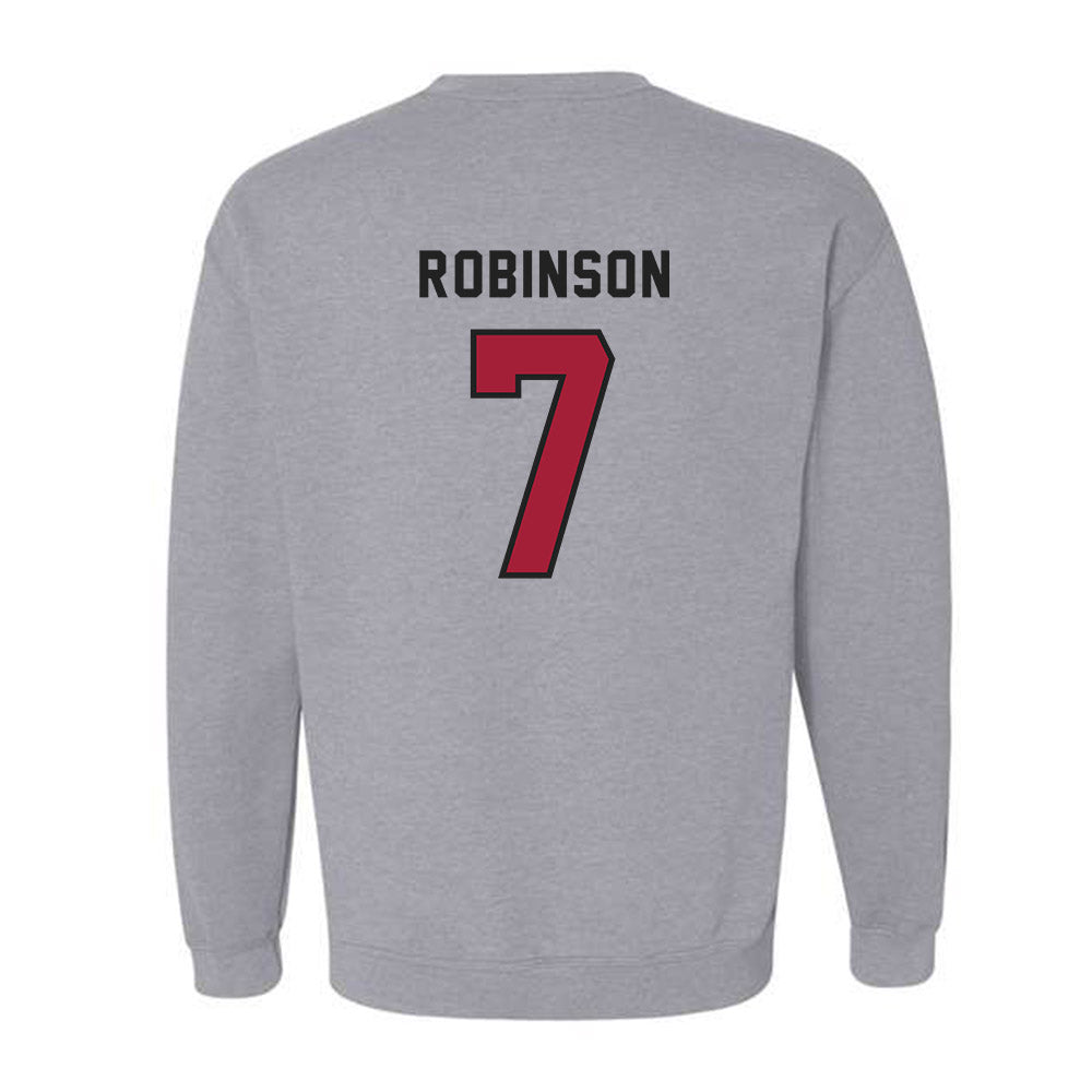 Lenoir Rhyne - NCAA Football : Khamoni Robinson - Classic Shersey Crewneck Sweatshirt-1