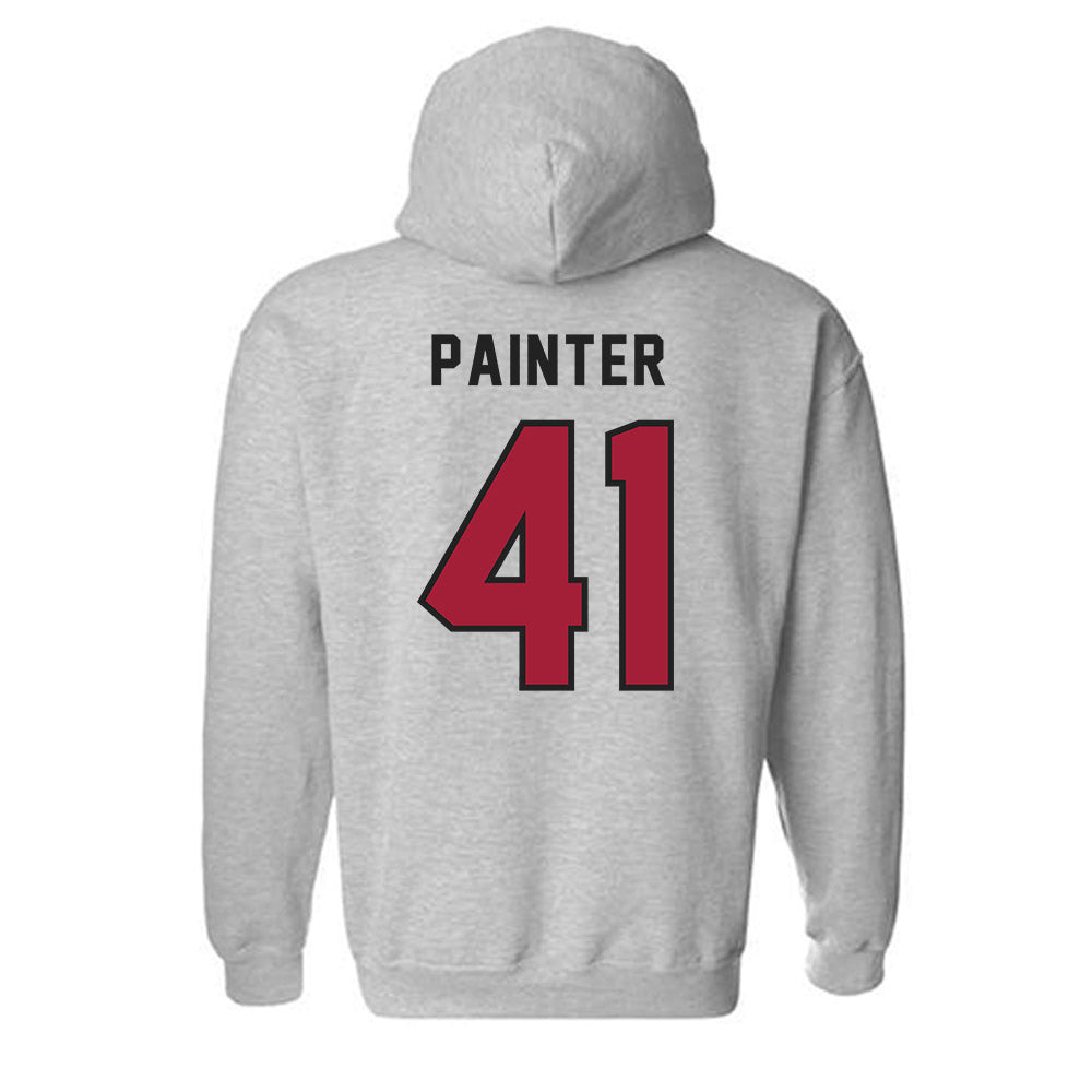 Lenoir Rhyne - NCAA Men's Lacrosse : Parks Painter - Classic Shersey Hooded Sweatshirt-1
