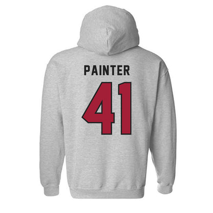 Lenoir Rhyne - NCAA Men's Lacrosse : Parks Painter - Classic Shersey Hooded Sweatshirt-1