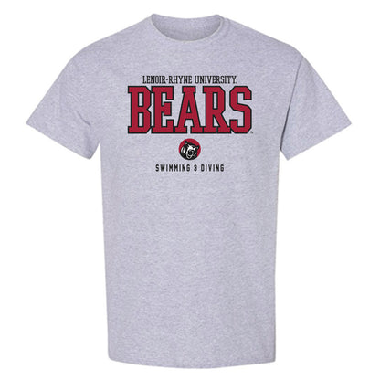 Lenoir Rhyne - NCAA Men's Swimming & Diving : Cooper Sledge - Classic Shersey T-Shirt-0