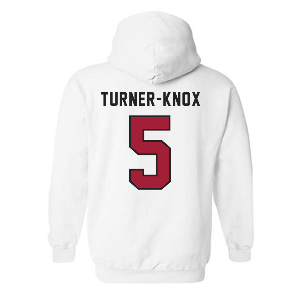 Lenoir Rhyne - NCAA Football : Zayvion Turner-Knox - Classic Shersey Hooded Sweatshirt-1