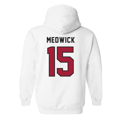Lenoir Rhyne - NCAA Men's Lacrosse : Deacon Medwick - Classic Shersey Hooded Sweatshirt-1
