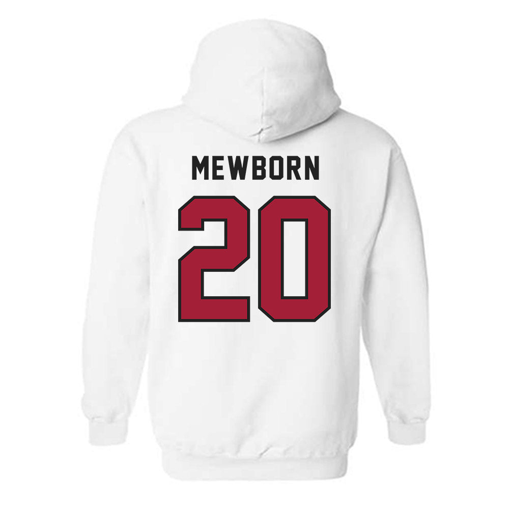 Lenoir Rhyne - NCAA Football : Jarrod Mewborn - Classic Shersey Hooded Sweatshirt-1