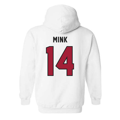 Lenoir Rhyne - NCAA Men's Lacrosse : John Mink - Classic Shersey Hooded Sweatshirt-1