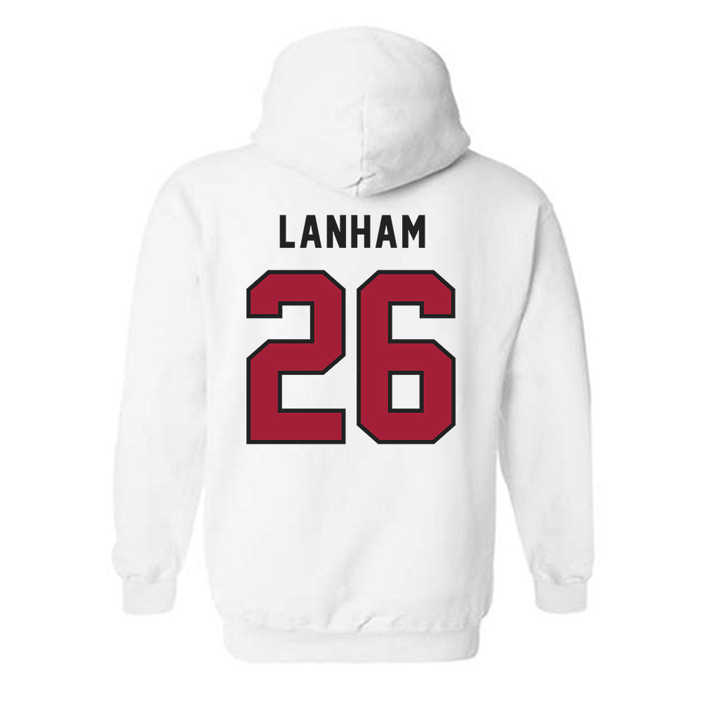 Lenoir Rhyne - NCAA Baseball : Joshua Lanham - Classic Shersey Hooded Sweatshirt-1