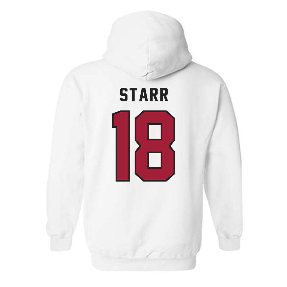 Lenoir Rhyne - NCAA Football : Deontae Starr - Classic Shersey Hooded Sweatshirt-1