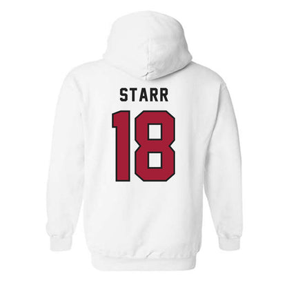 Lenoir Rhyne - NCAA Football : Deontae Starr - Classic Shersey Hooded Sweatshirt-1