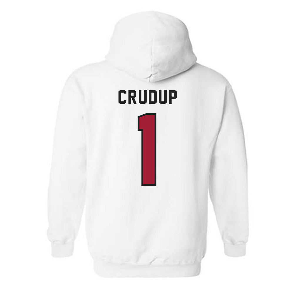 Lenoir Rhyne - NCAA Men's Basketball : Chris Crudup - Classic Shersey Hooded Sweatshirt-1