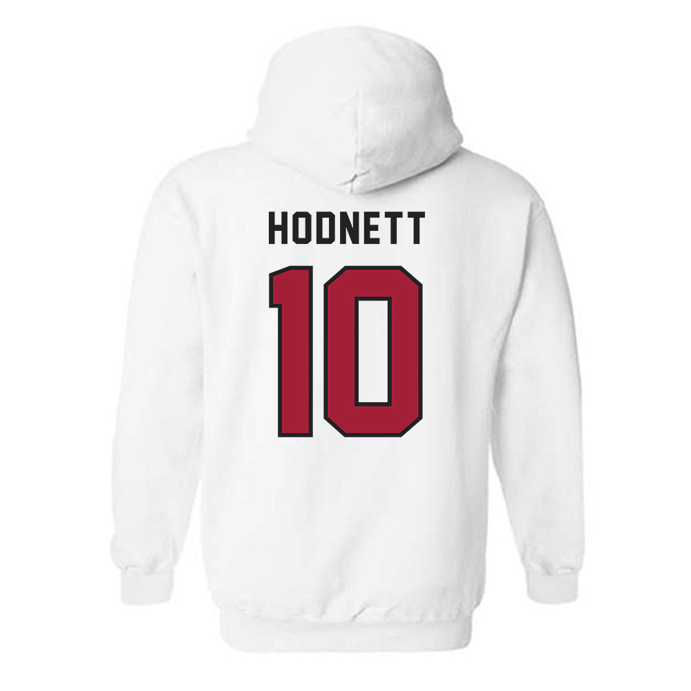 Lenoir Rhyne - NCAA Men's Basketball : Junior Hodnett - Classic Shersey Hooded Sweatshirt-1