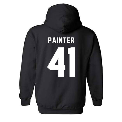 Lenoir Rhyne - NCAA Men's Lacrosse : Parks Painter - Classic Shersey Hooded Sweatshirt-1