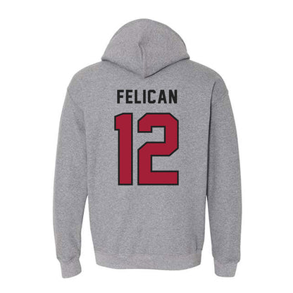 Lenoir Rhyne - NCAA Football : Legend Felican - Classic Shersey Hooded Sweatshirt-1
