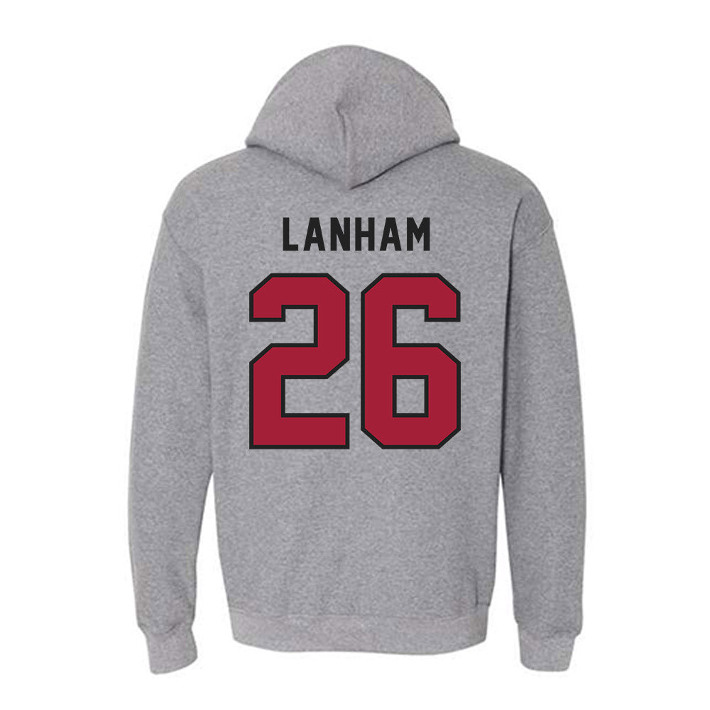 Lenoir Rhyne - NCAA Baseball : Joshua Lanham - Classic Shersey Hooded Sweatshirt-1
