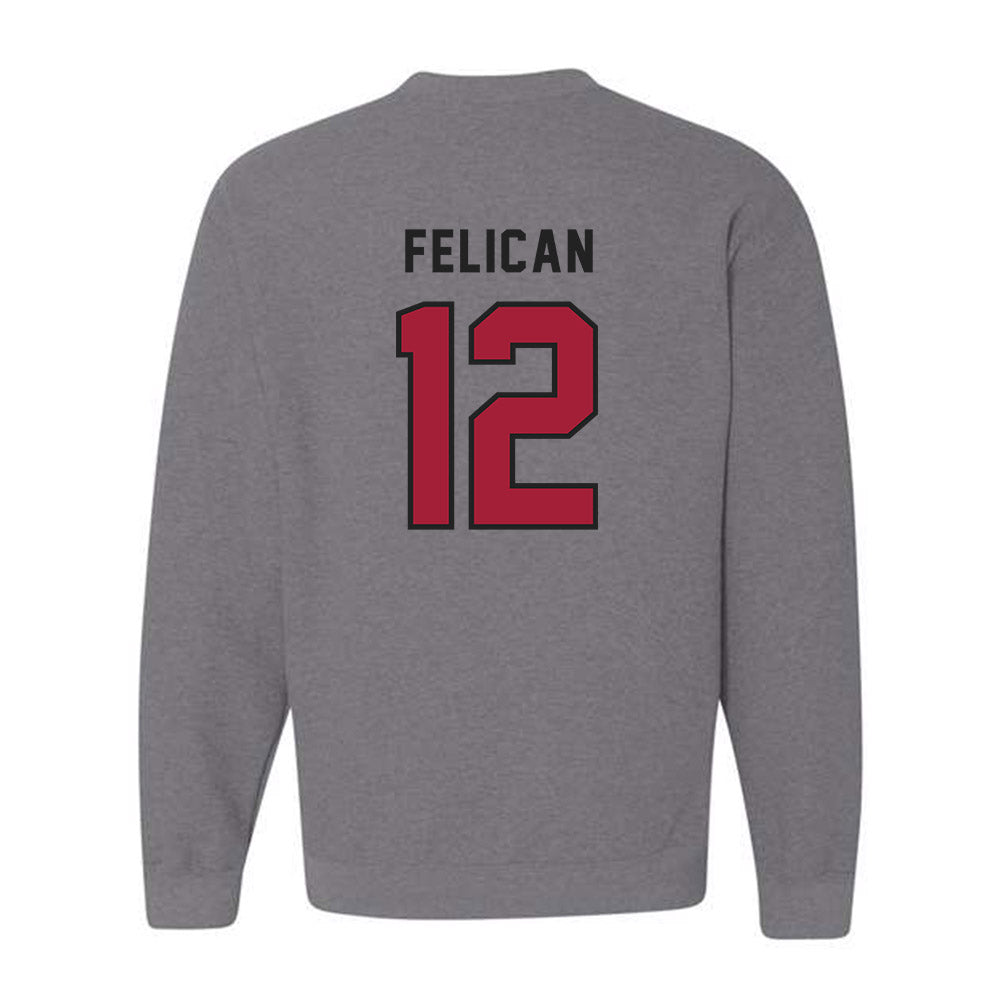 Lenoir Rhyne - NCAA Football : Legend Felican - Classic Shersey Crewneck Sweatshirt-1
